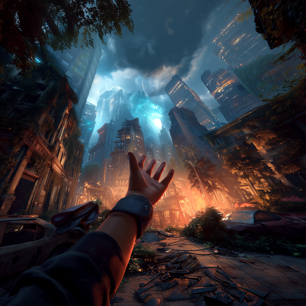 Orb hovering above hand