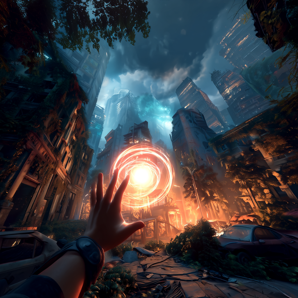 Orb illuminating dark pathway