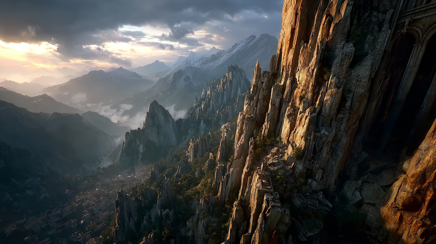 Mountain vista panorama